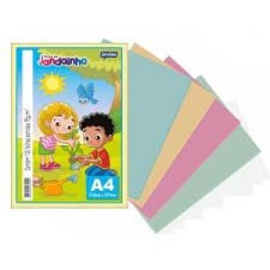 PAPEL SULFITE A4 75G 4 CORES 100F JANDAIA  - PC