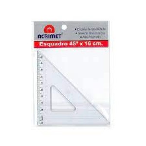 ESQUADRO ACRILICO 45 522.0 ACRIMET - UN
