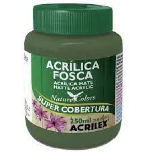 TINTA ACRILICA FOSCA  250ML 513/VERDE -ACRILEX  UN